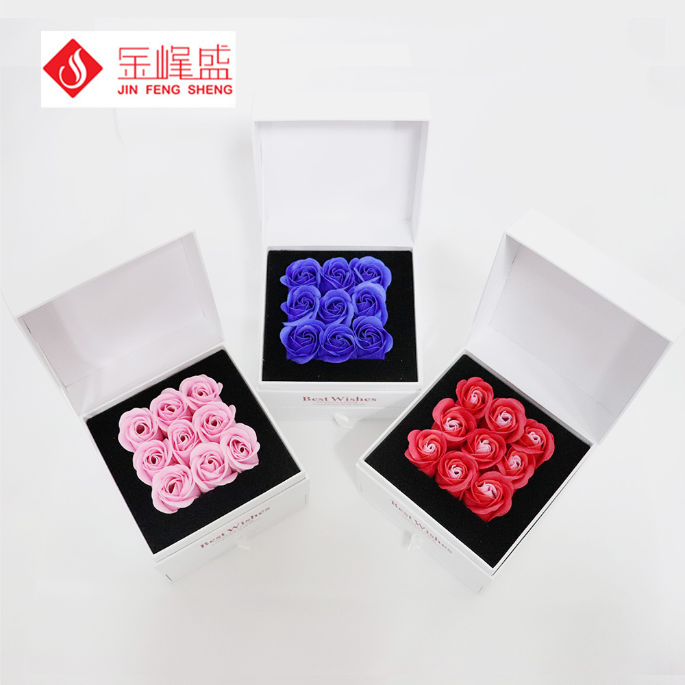 絨布鮮花禮盒，金峰盛植絨布